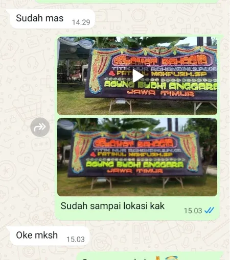 Pengiriman Papan Bunga Plipir Purworejo