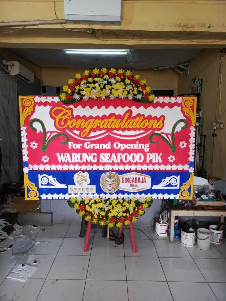 Papan Bunga Ucapan Selamat Plipir Purworejo